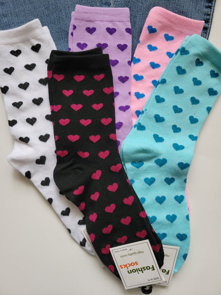 Cutie Hearts Socks