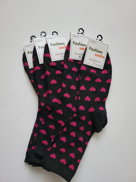 Cutie Hearts Socks