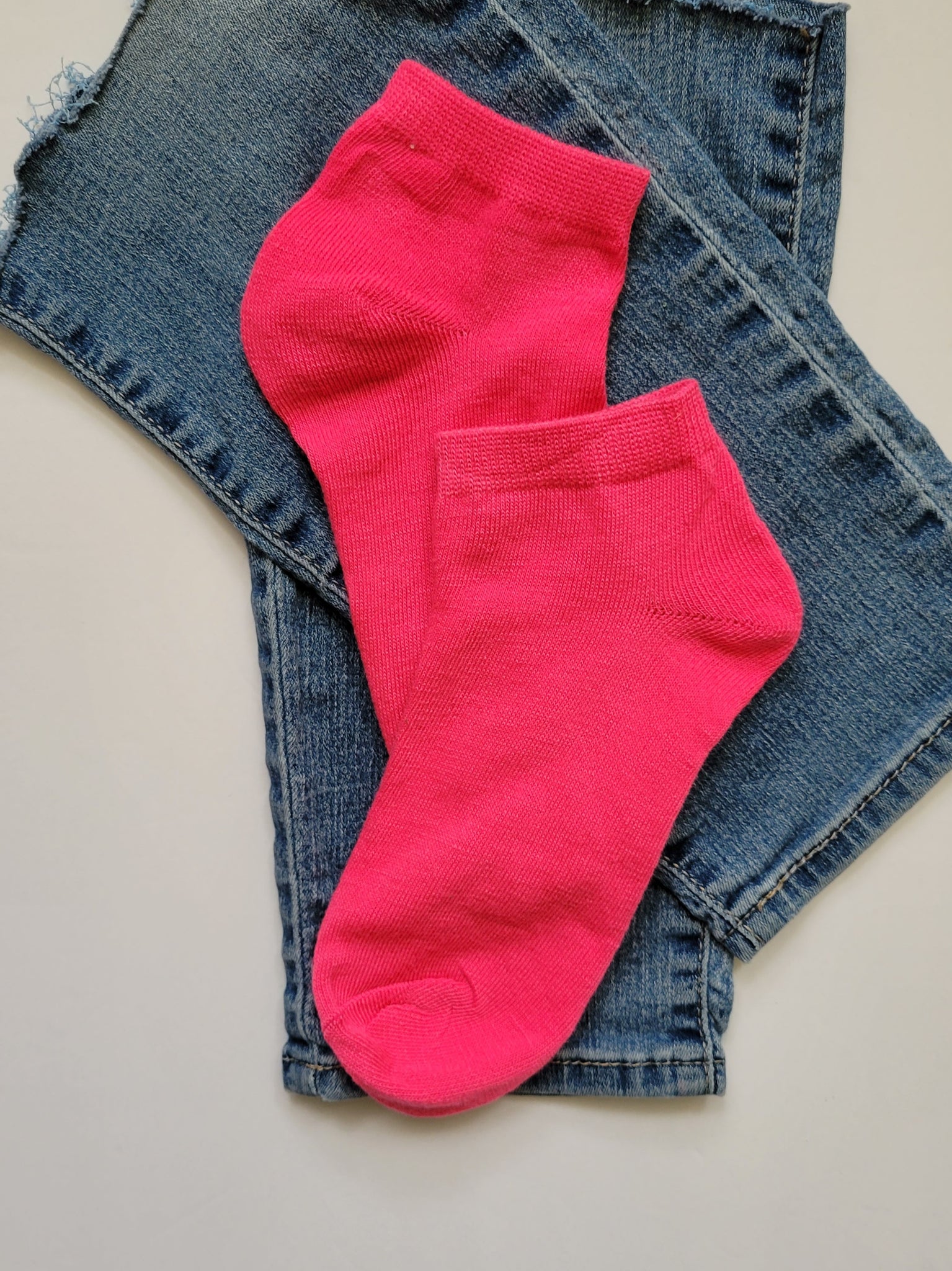 Summer-Fun Solid Low Cut Sock (PINK)